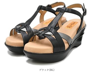 Amazon | [あしながおじさん] 厚底 ウェッジソールサンダル
